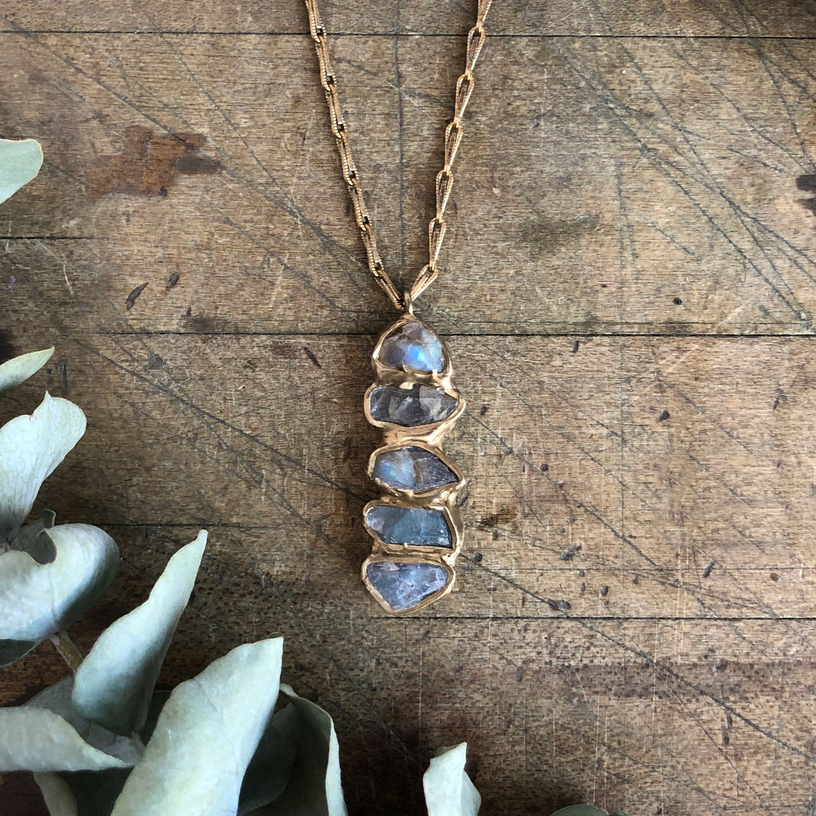 Frozen Fire Wand Pendant