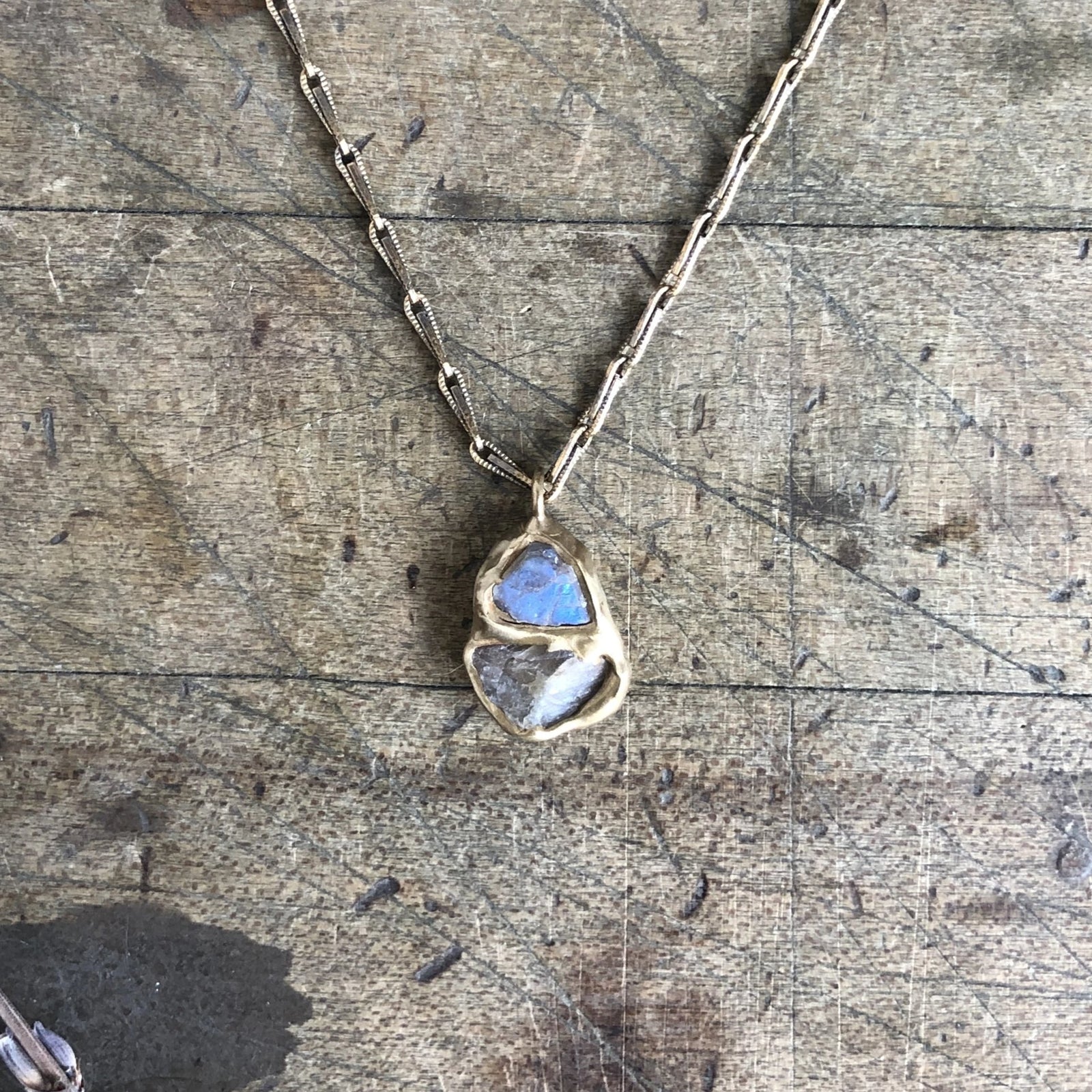 Frozen Fire Double Pendant