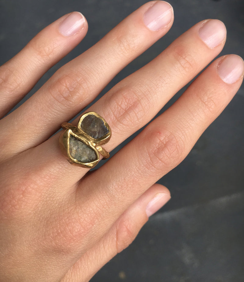 Frozen Fire Double Ring