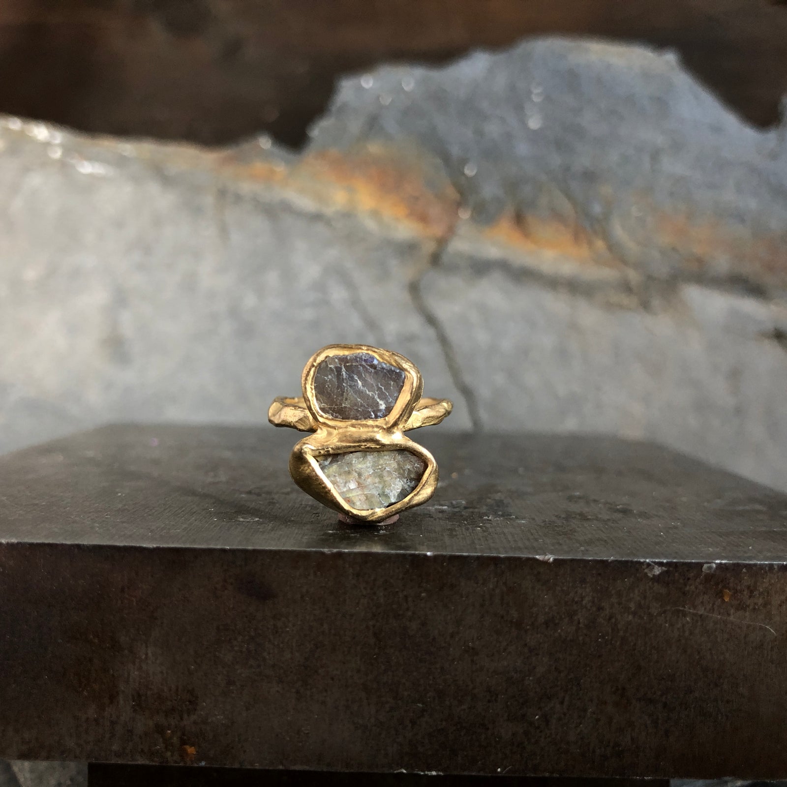 Frozen Fire Double Ring