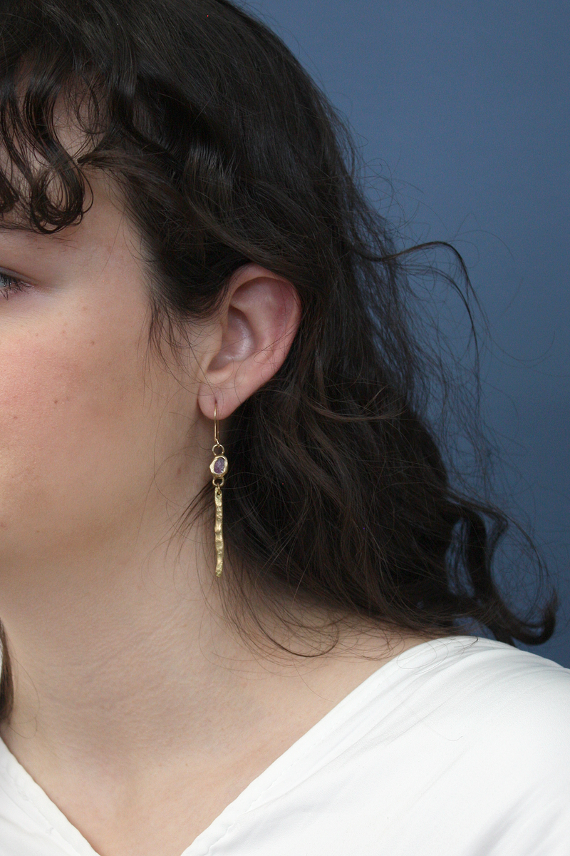 Illumination Earrings - Ruby