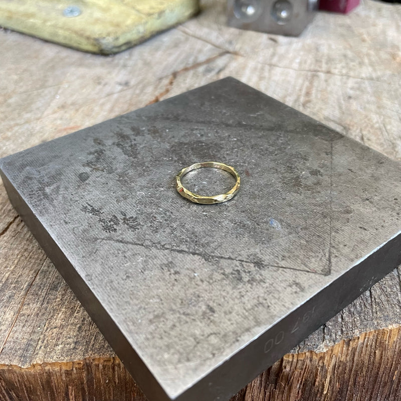 Brass -  Stacking Ring (size 6) - r515