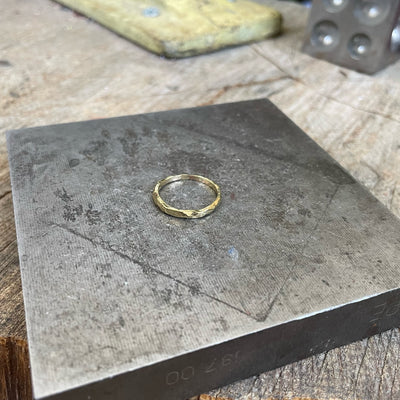 Brass Stacking Ring (size 8) - r516