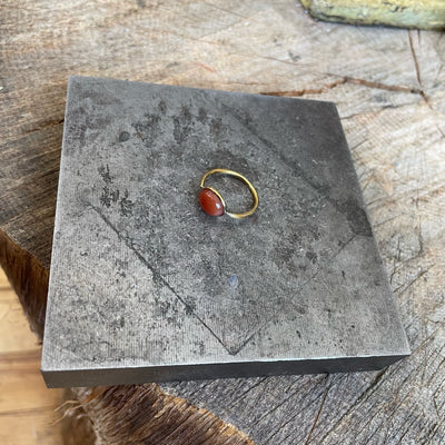 Carnelian Ring - r526
