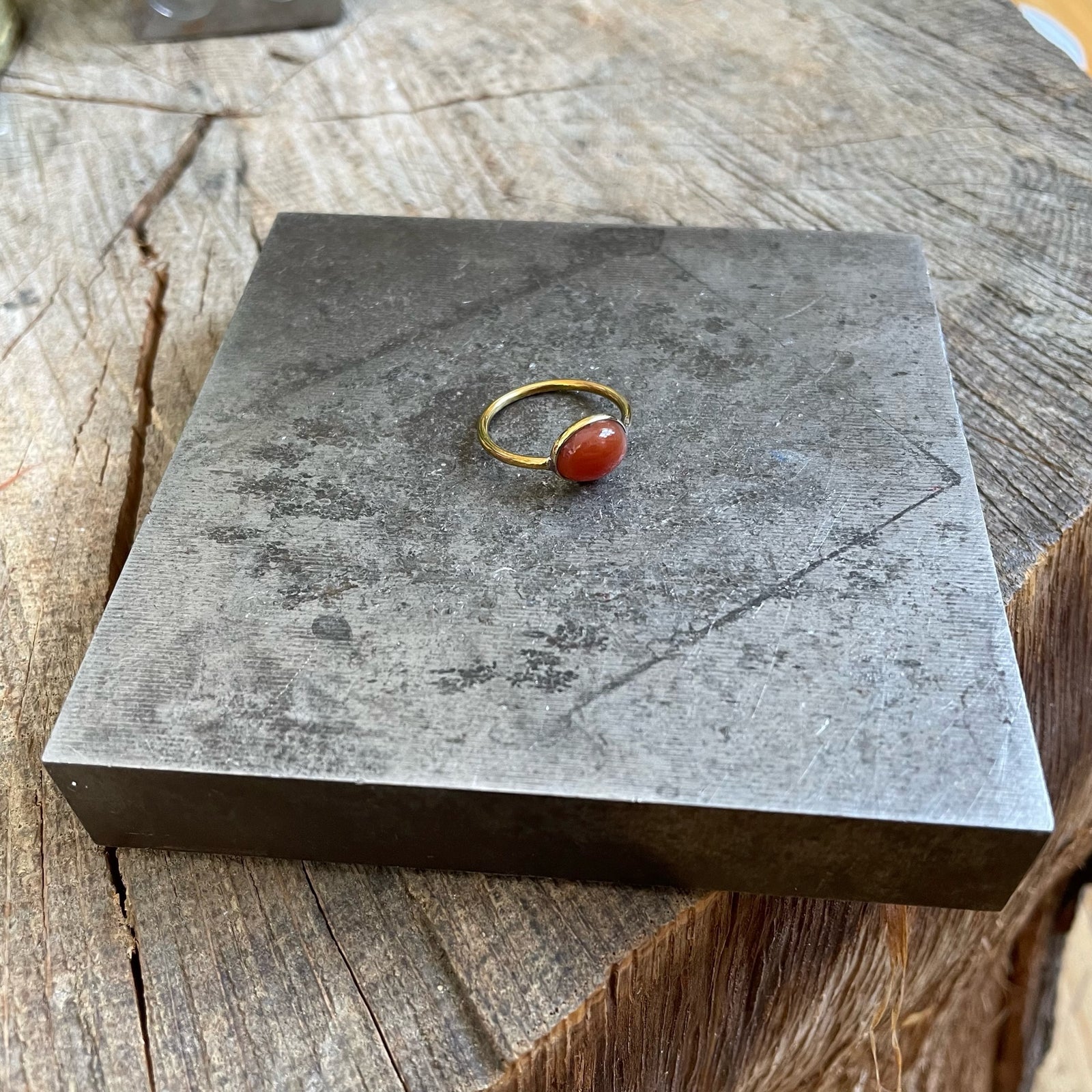 Carnelian Ring - r526