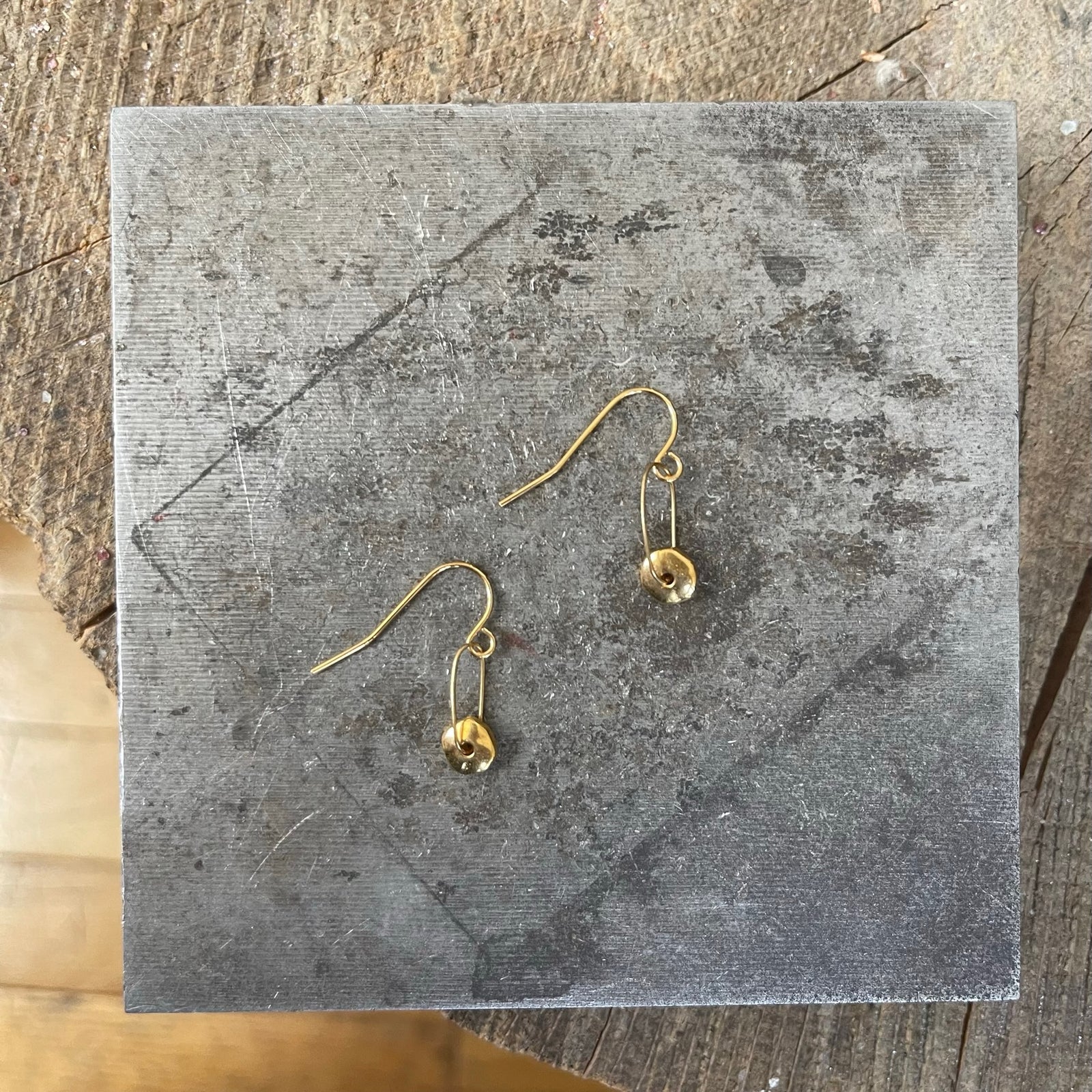 Brass Earrings - e623