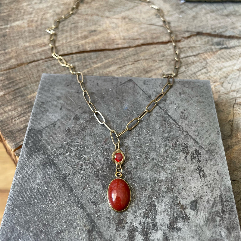 Carnelian Pendant - n570