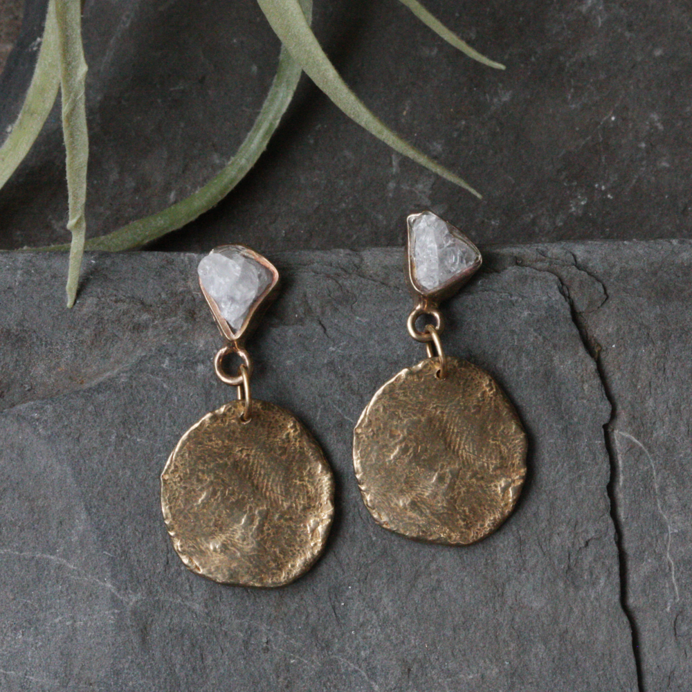 New Moon Earrings Emilie Shapiro Studio
