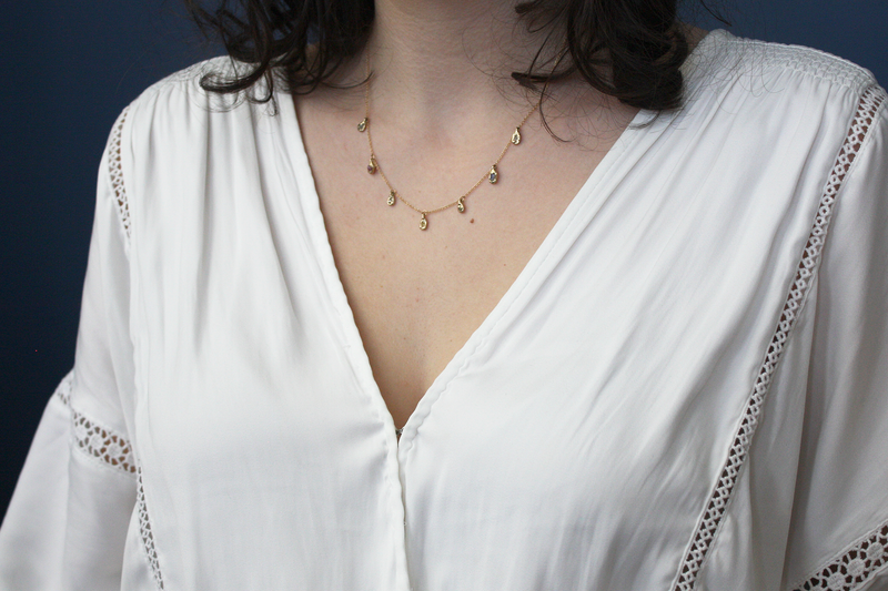 Rainbow Cascade Necklace