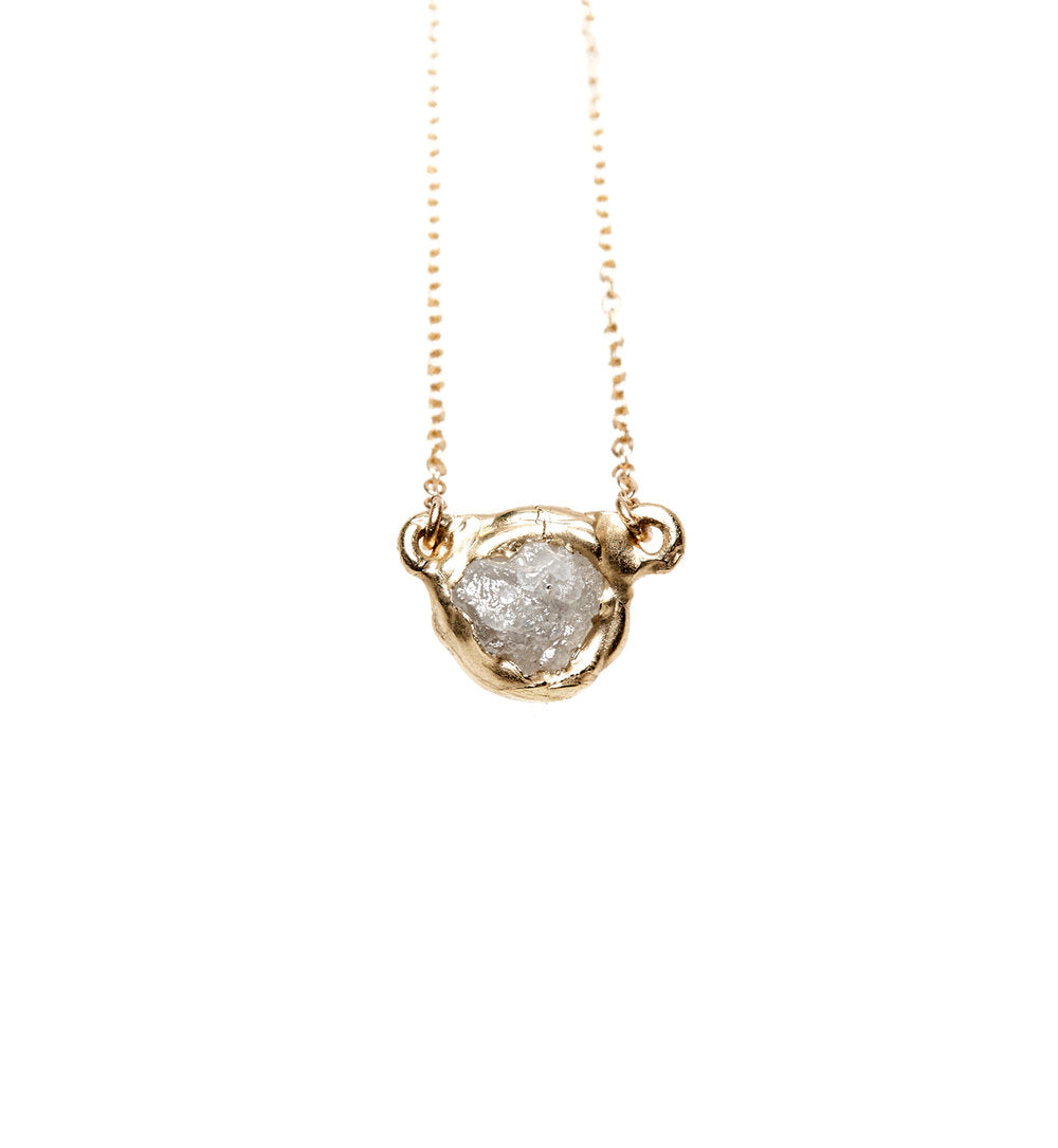 Rough Grey Diamond Necklace – Charles Koll Jewellers