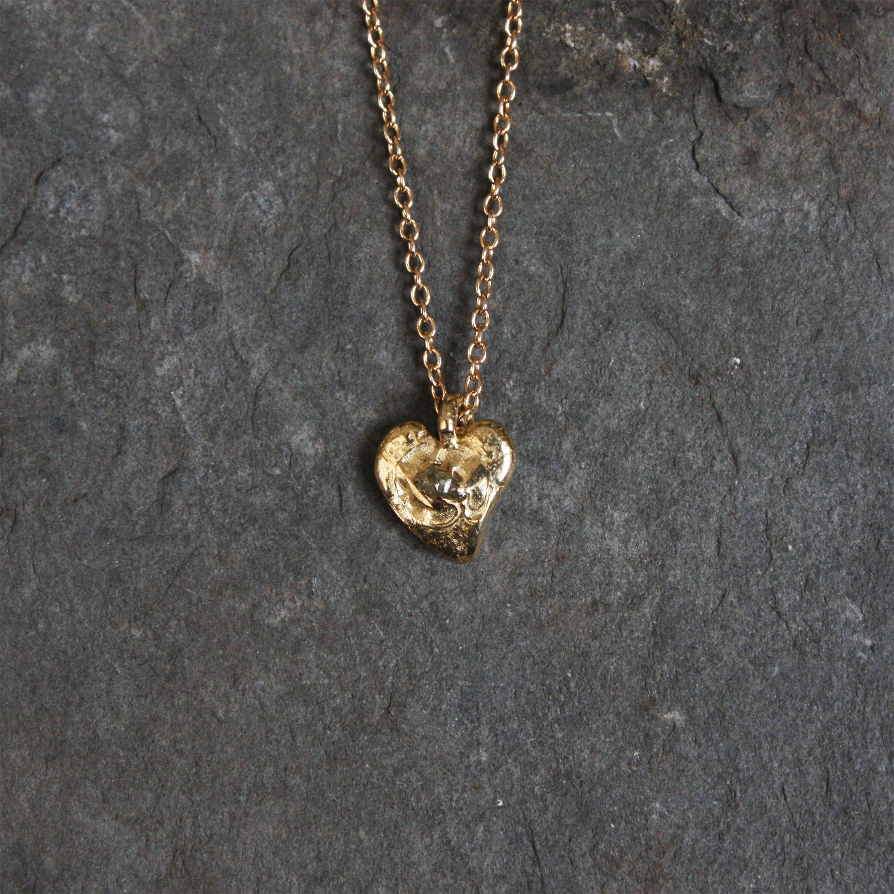Teeny Heart Pendant Emilie Shapiro Studio