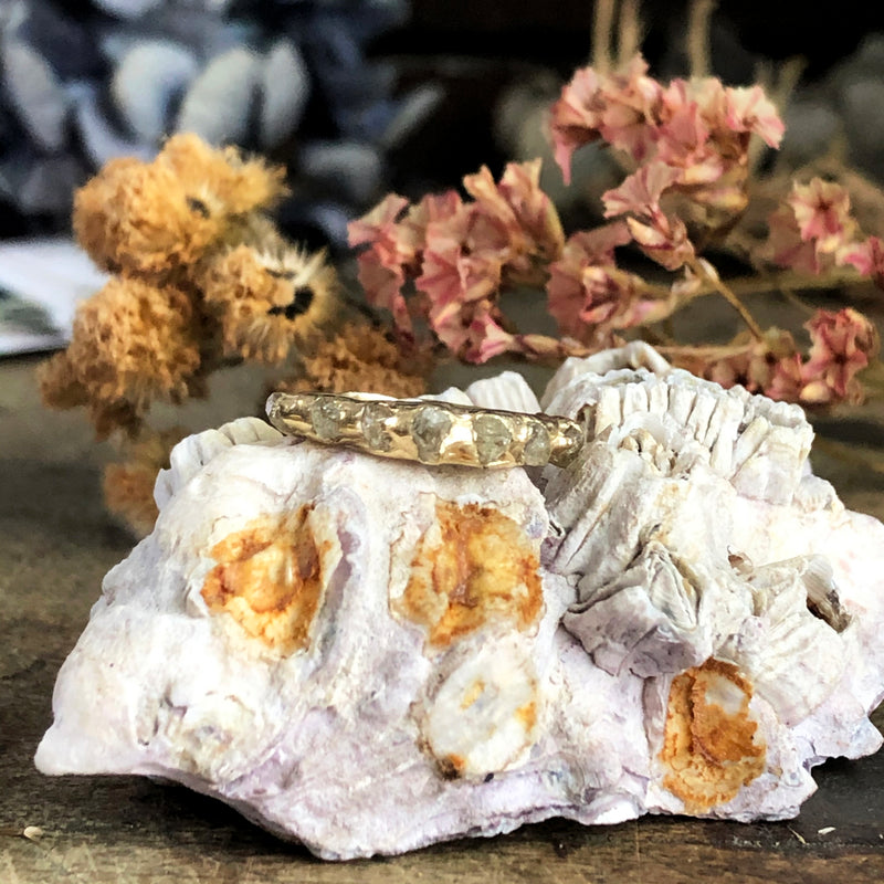 Rough Diamond Unity Ring